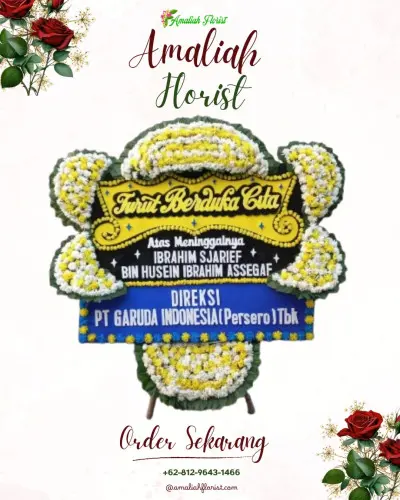 Papan Bunga Duka di Penyaringan